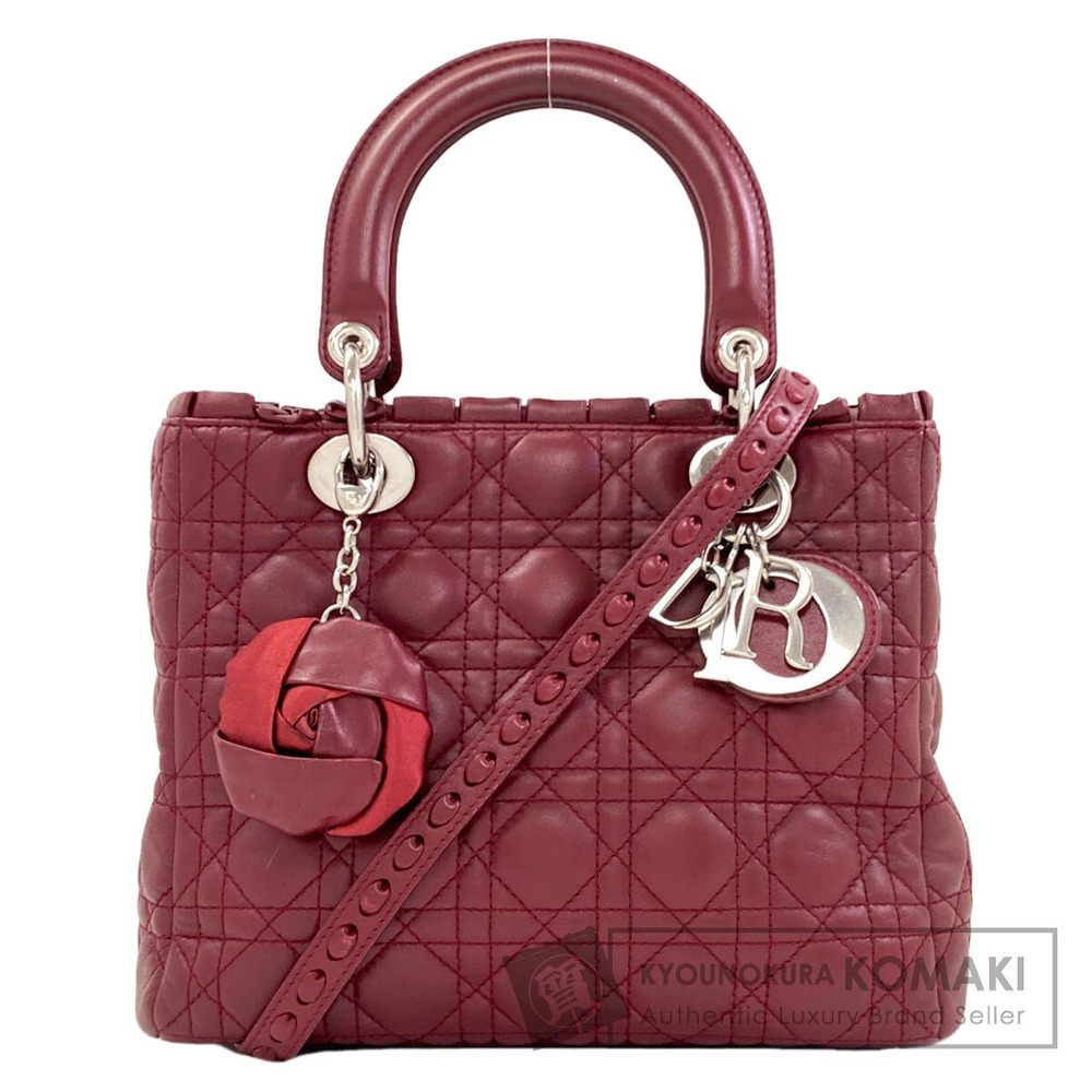 Christian Dior Lady Handbag Calfskin